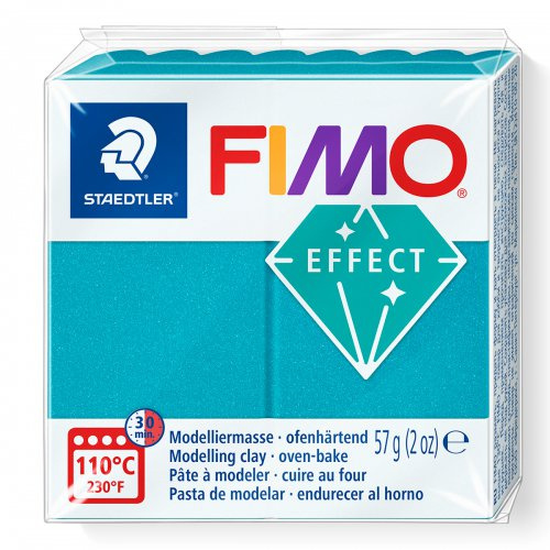 Staedtler FIMO efekt 57g METALICKÁ TYRKYSOVÁ