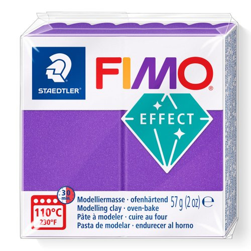 Staedtler FIMO efekt 57g METALICKÁ FIALOVÁ