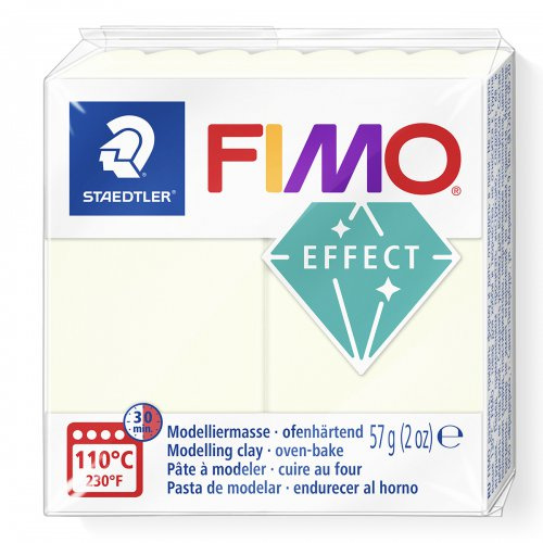 Staedtler FIMO efekt 57g SVÍTÍCÍ VE TMĚ