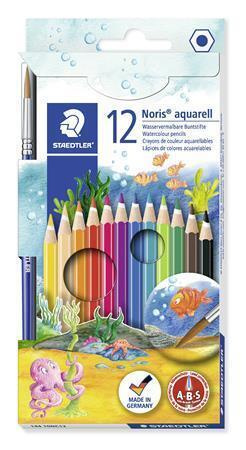 Staedtler Akvarelové pastelky se štětcem  12 barev