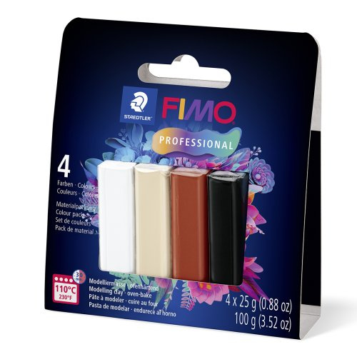 Staedtler FIMO professional sada 4 barvy 25 g NATURAL COLOURS