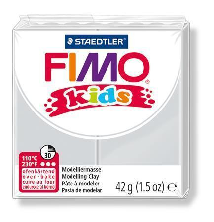 Staedtler FIMO kids 42g - dětská modelovací hmota SVĚTLÁ ŠEDÁ