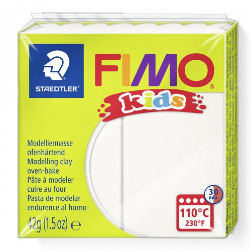 FIMO Modelovací hmota Kids bílá 42 g