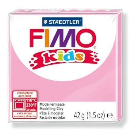 Staedtler FIMO kids 42g - dětská modelovací hmota SVĚTLÁ RŮŽOVÁ