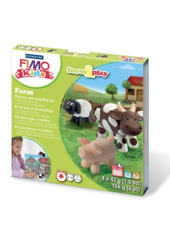 FIMO Staedtler Sada Fimo kids Form & Play Farma