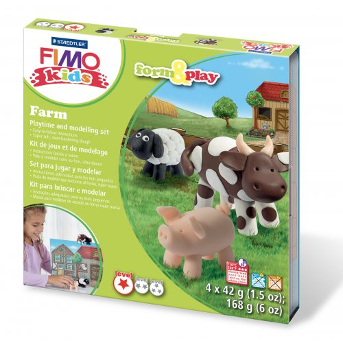 FIMO Staedtler Sada Fimo kids Form & Play Farma