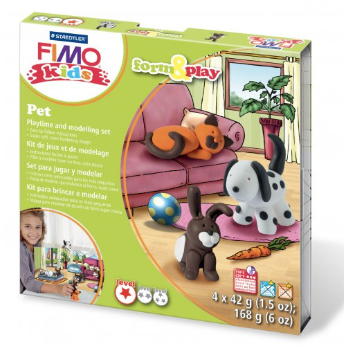 FIMO Staedtler Sada Fimo kids Form & Play Mazlíčci