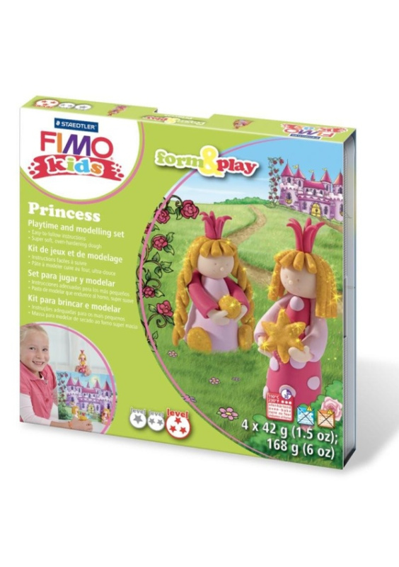 FIMO Staedtler Sada Fimo kids Form & Play Princezny