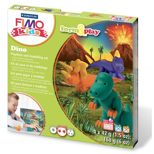 FIMO Staedtler Sada Fimo kids Form & Play Dinosauři