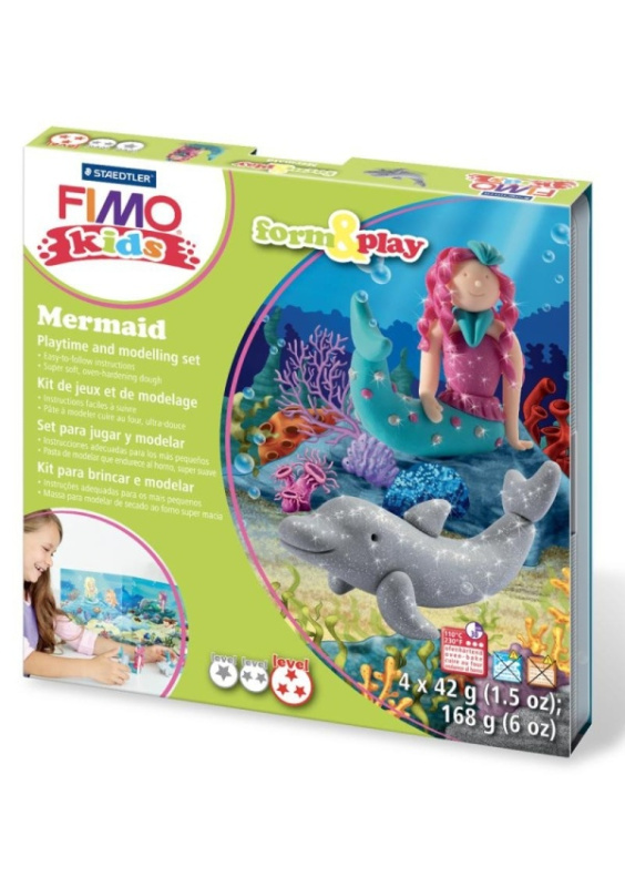 FIMO Staedtler Sada Fimo kids Form & Play Mořské víly