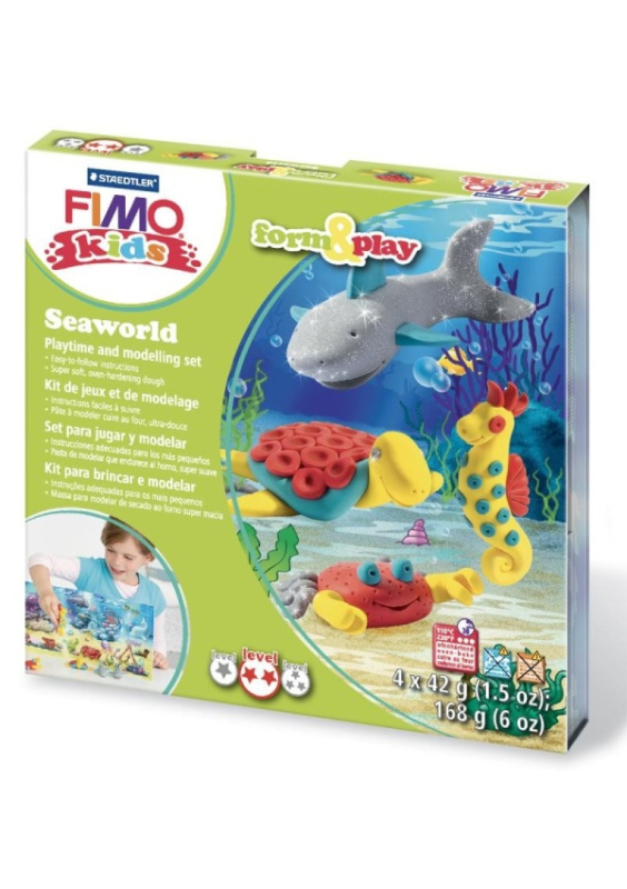 FIMO Staedtler Sada Fimo kids Form & Play Mořský svět