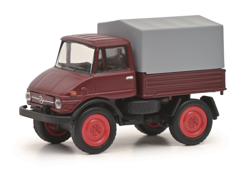 Schuco Unimog U406 červený 1:87 - 1 kus