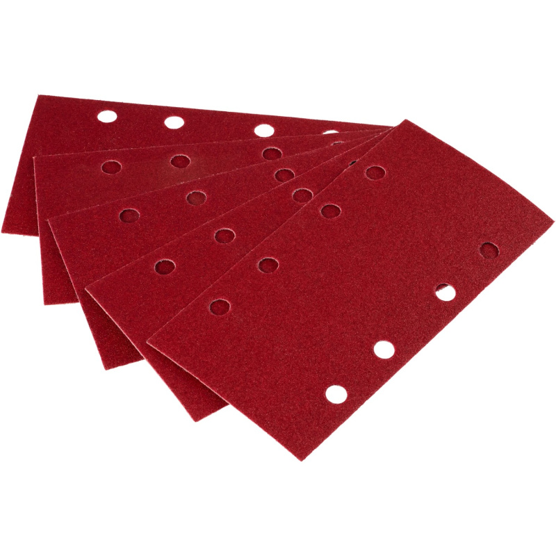 LUX-TOOLS Brusný papír pro vibrační brusky 8 otvorů K120, 93 x 185 mm, 5 ks