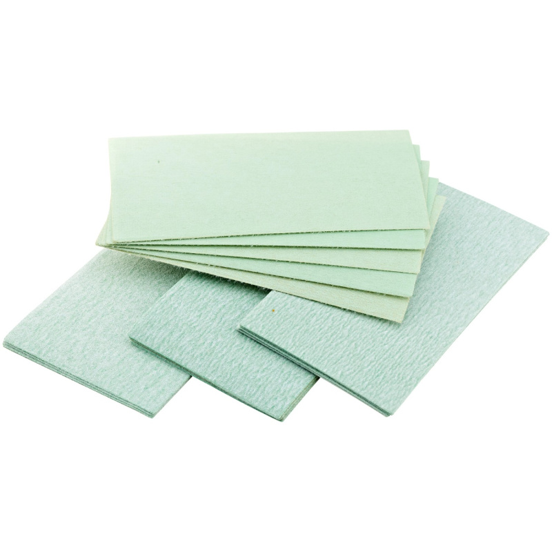 LUX-TOOLS Sada brusných papírů (K150, K180, K240, K320), 70 x 125 mm, 10dílná