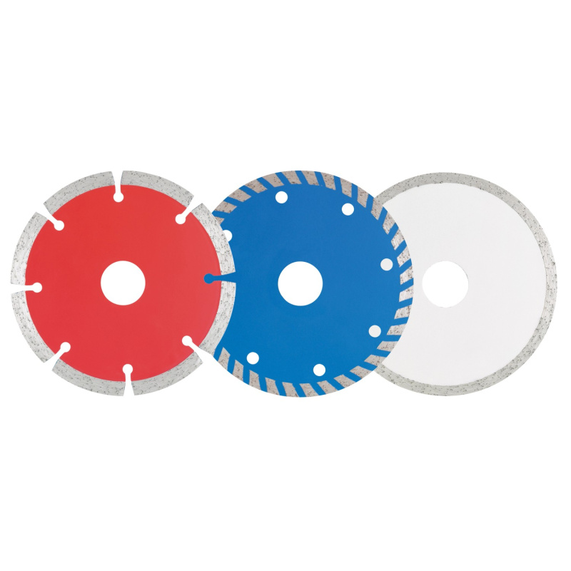 LUX Sada diamantových řezných kotoučů 3dílná