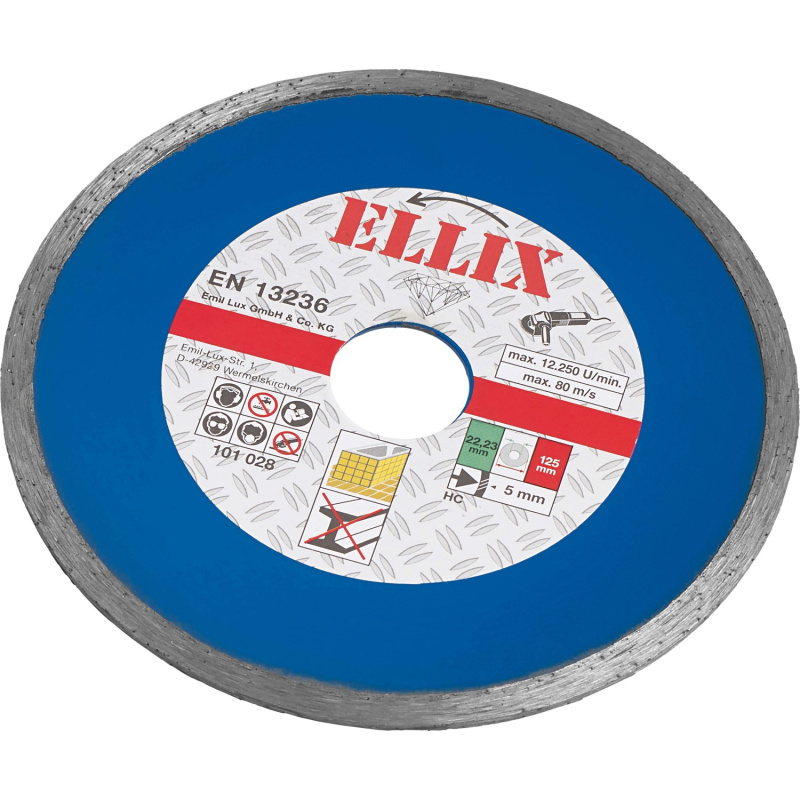 Diamantový řezný kotouč na dlaždice průměr 125 mm