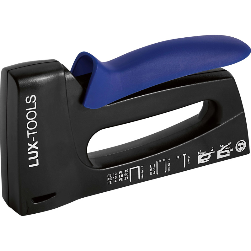 LUX Ruční sponkovačka Comfort pro sponky z tenkého drátu a hřebíky