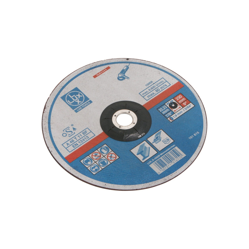 LUX Řezný kotouč vyztužený tkaninou 230 mm