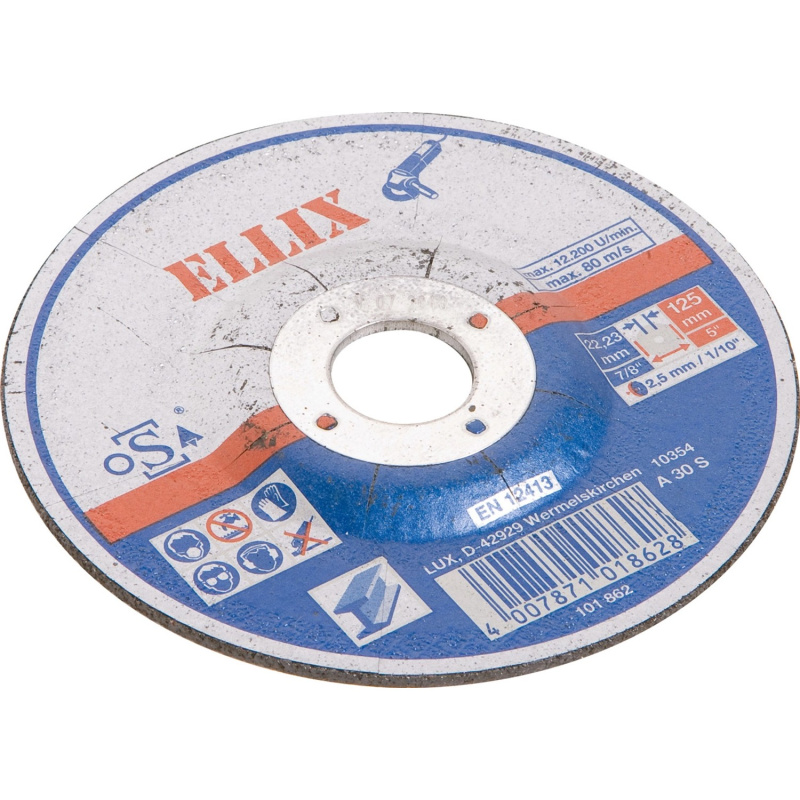 Ellix Řezný kotouč na kov zalomený průměr 125 mm