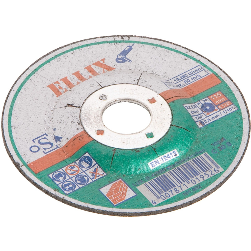 Ellix Řezný kotouč na kámen zalomený průměr 115 mm