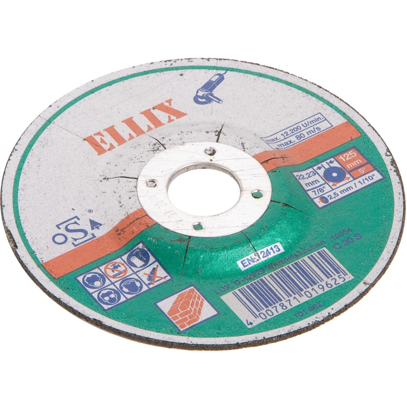 Ellix Řezný kotouč na kámen zalomený průměr 125 mm