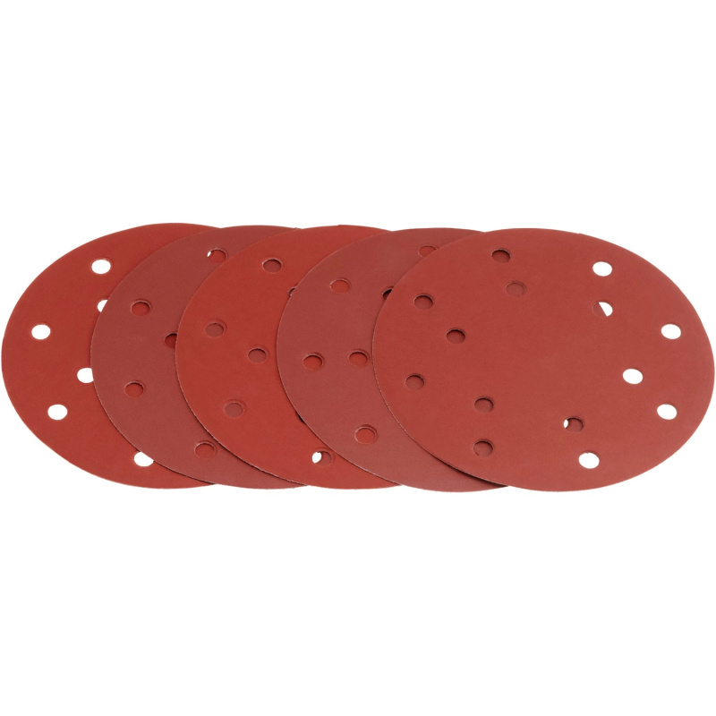 LUX-TOOLS Brusný papír pro excentrické brusky 14 otvorů K60, pr. 150 mm, 5 ks