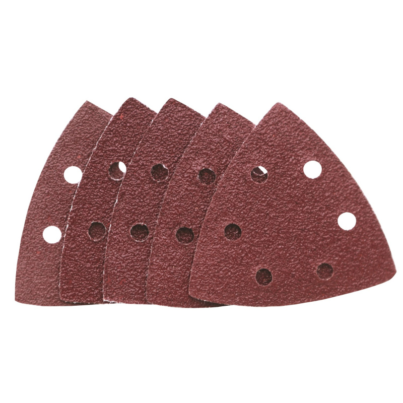 LUX-TOOLS Brusný papír pro delta brusky, 6 otvorů, K120, 96 mm, 5 ks