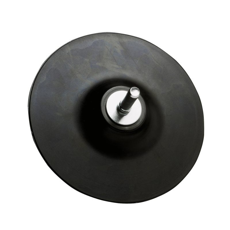 LUX Gumový unášecí talíř 125 mm s upínacím trnem