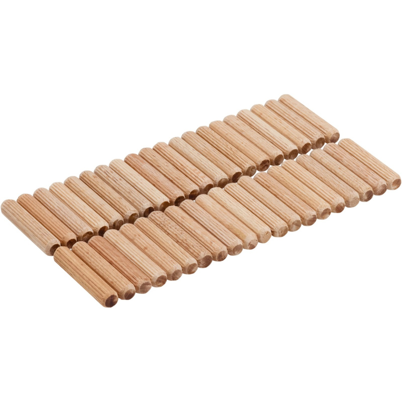 LUX Dřevěné spojovací kolíky 8 mm, 40 ks