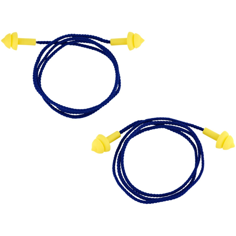 LUX Ochranné zátky do uší pro opakované použití s bezpečnostní páskou, 4 ks