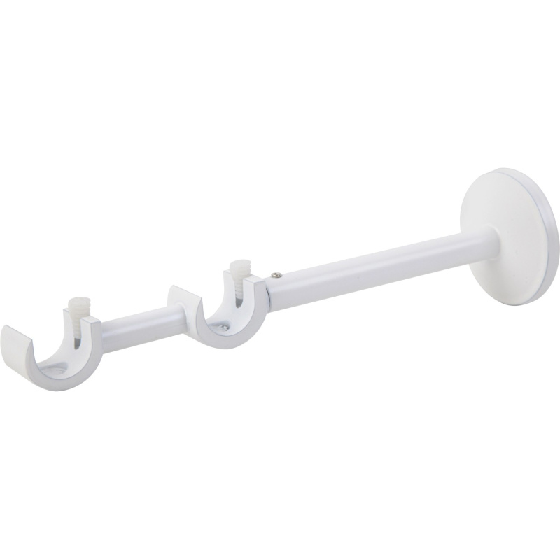 Nástěnný držák bílý, 2 ks, 50 x 50 x 200 mm