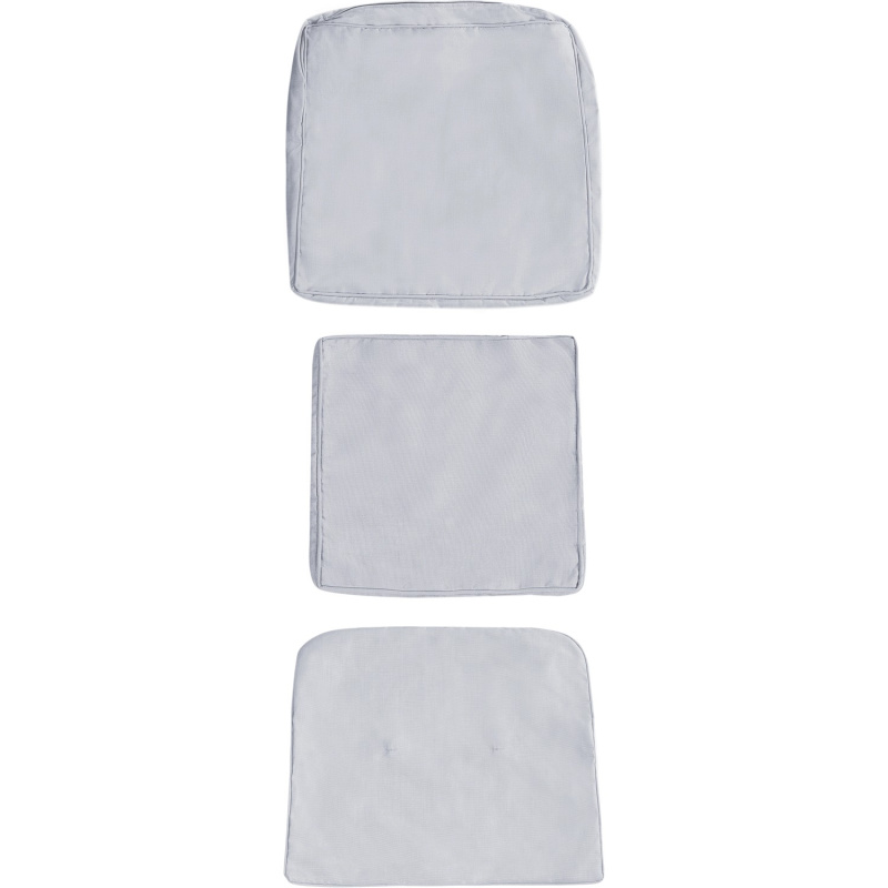 OBI Náhradní sada potahů na polstry pro jídelní sestavu Vermont, šedá, 3dílná