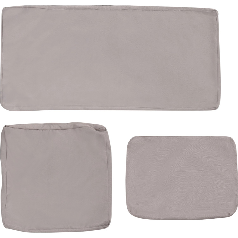 OBI Náhradní sada potahů na polstry pro sestavu Noralee, šedá, 3dílná