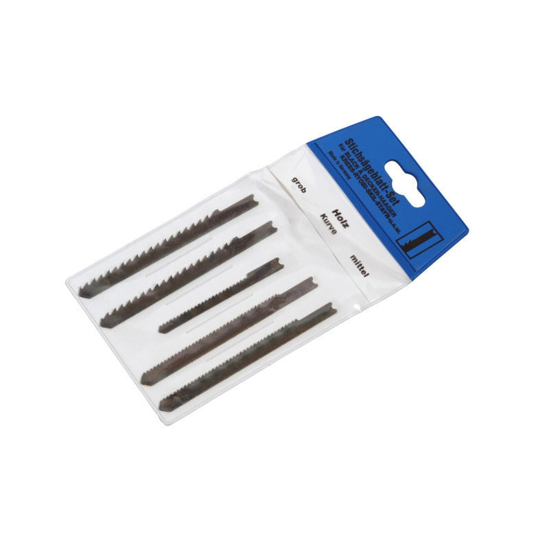 Sada listů přímočaré pily 5dílná upínání U