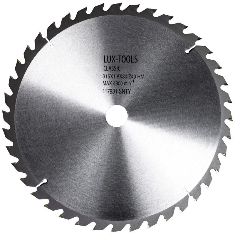 LUX Pilový kotouč z tvrdokovu průměr 315 mm