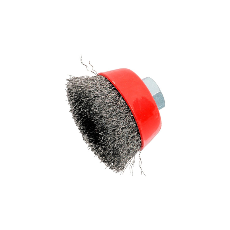 LUX Hrnkový zvlněný kartáč 65 mm pro úhlovou brusku