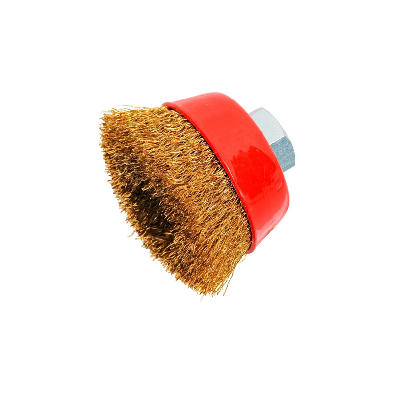 LUX Pomosazený hrnkový kartáč pro úhlovou brusku 65 mm