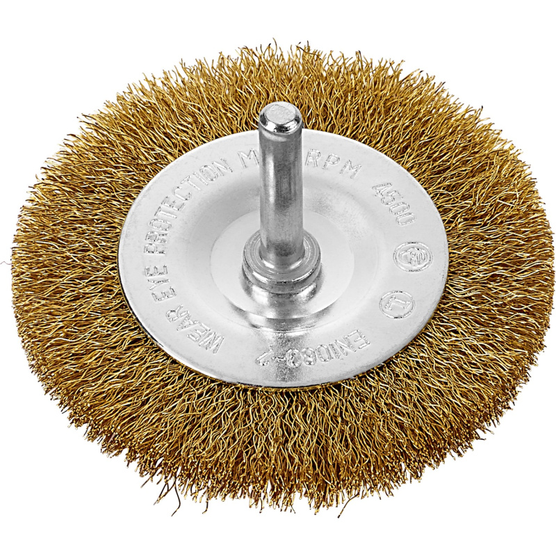 LUX Mosazný kotoučový kartáč průměr 75 mm