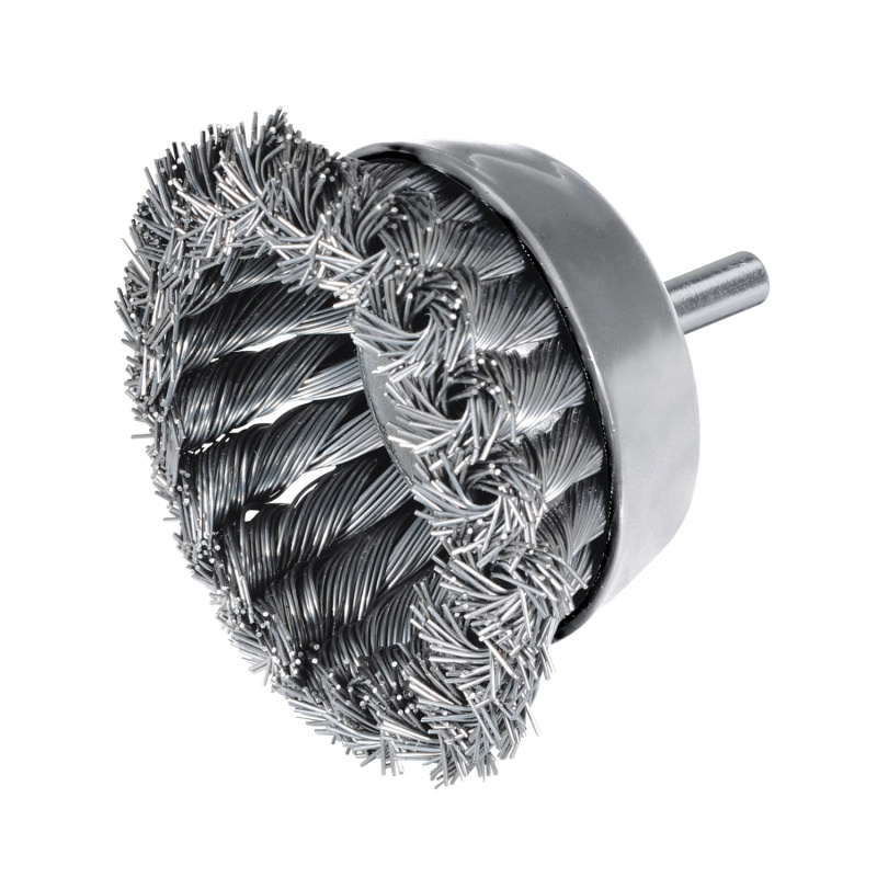 LUX-TOOLS Hrnkový kartáč Comfort pro vrtačku/šroubovák, spletený drát, pr. 65 mm