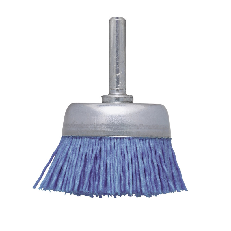 LUX-TOOLS Hrnkový kartáč Comfort pro vrtačku/šroubovák, nylon jemný, pr. 50 mm