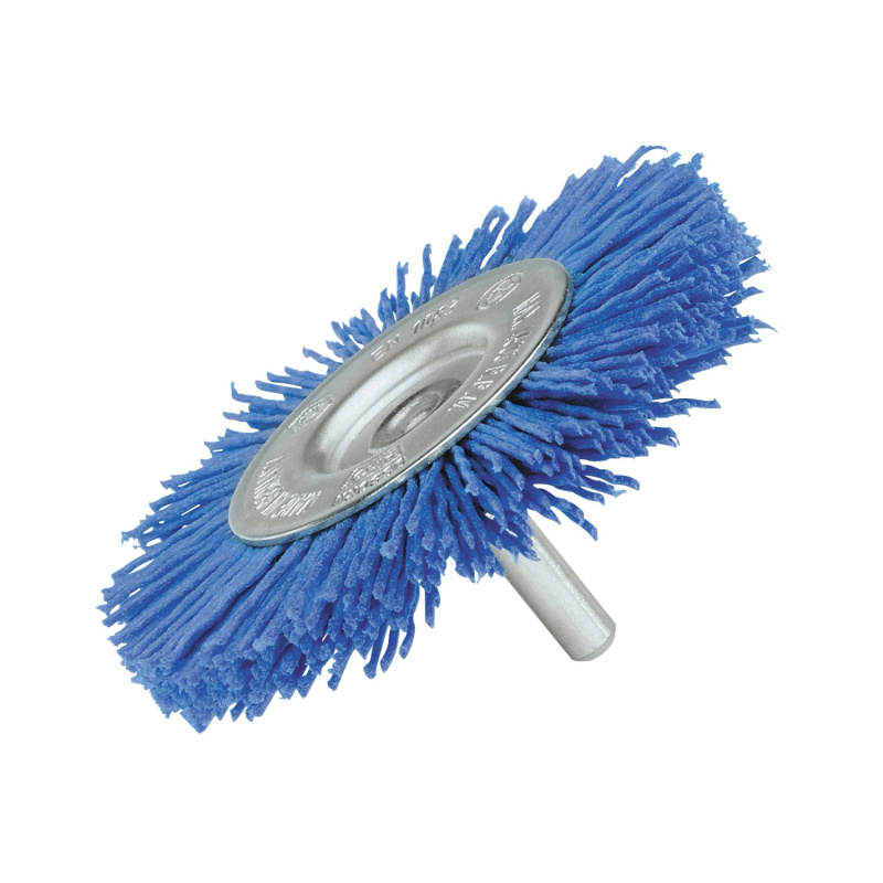 LUX-TOOLS Kotoučový kartáč Comfort pro vrtačku/šroubovák, nylon jemný, pr. 75 mm