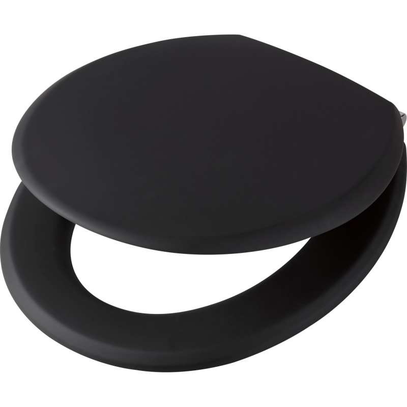 baliv WC sedátko Laya s dřevěným jádrem, SoftClose, černá