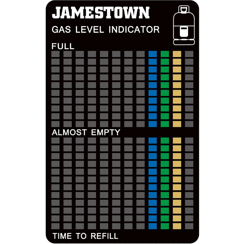 Jamestown Ukazatel hladiny plynu 10 x 6,4 cm
