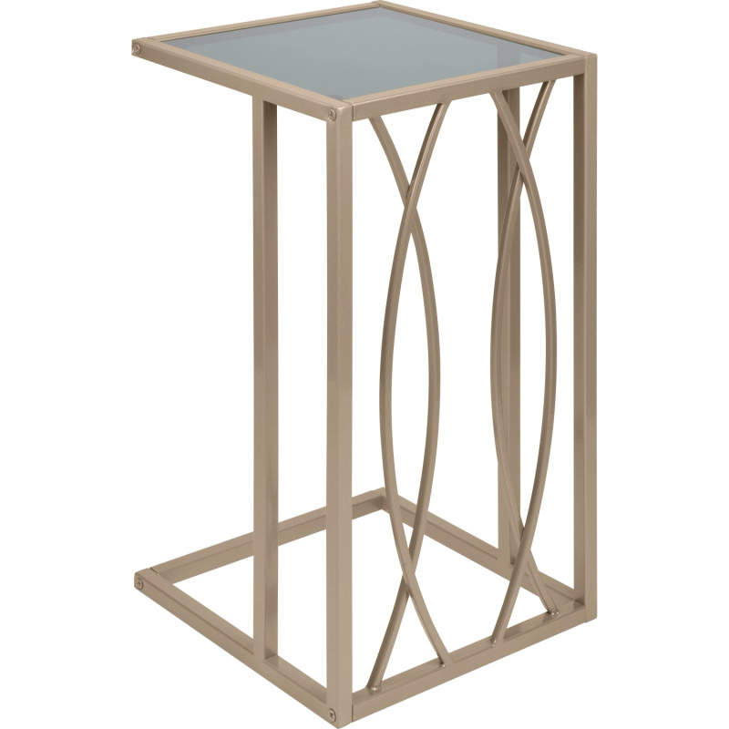 Odkládací stolek Blush Bordeaux hranatý 54 cm x 30 cm x 30 cm zlatý