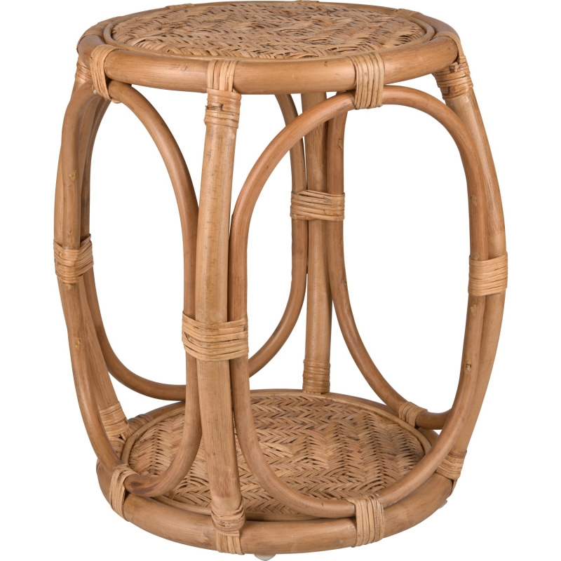 Odkládací stolek Safari Lodge kulatý 45 cm x průměr 45 cm přírodní