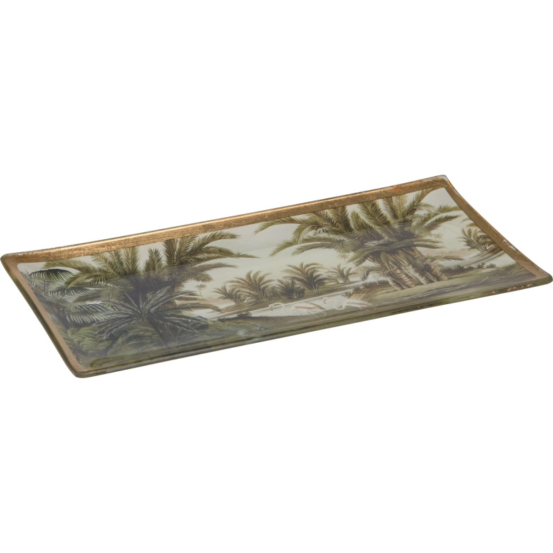 Skleněný podnos Safari Lodge 21 cm x 10 cm