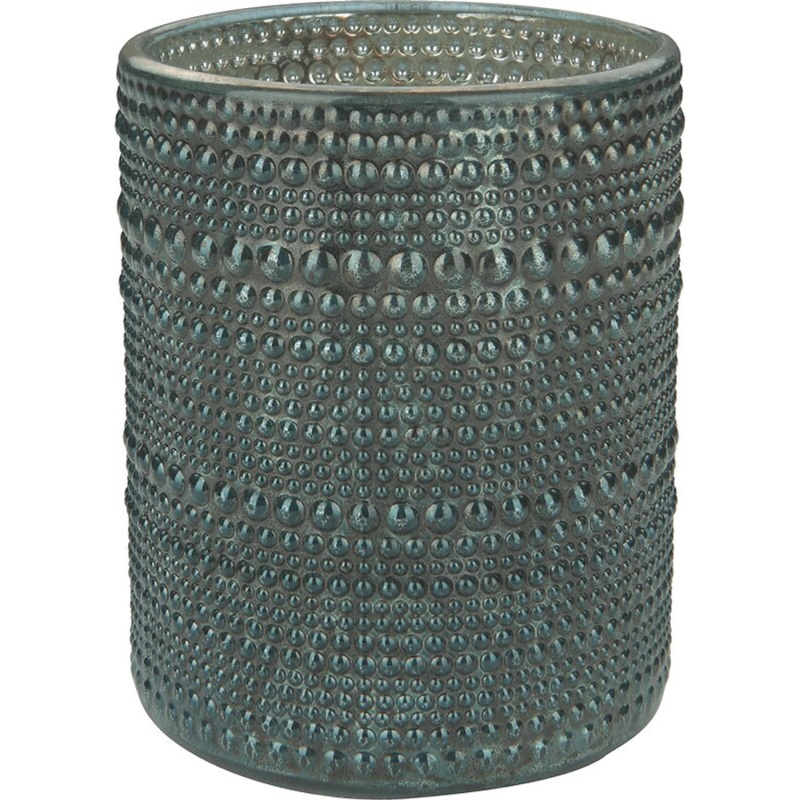 Svícen na čajové svíčky Dark Wonder, sklo, zelený, 12 x 10 x 10 cm