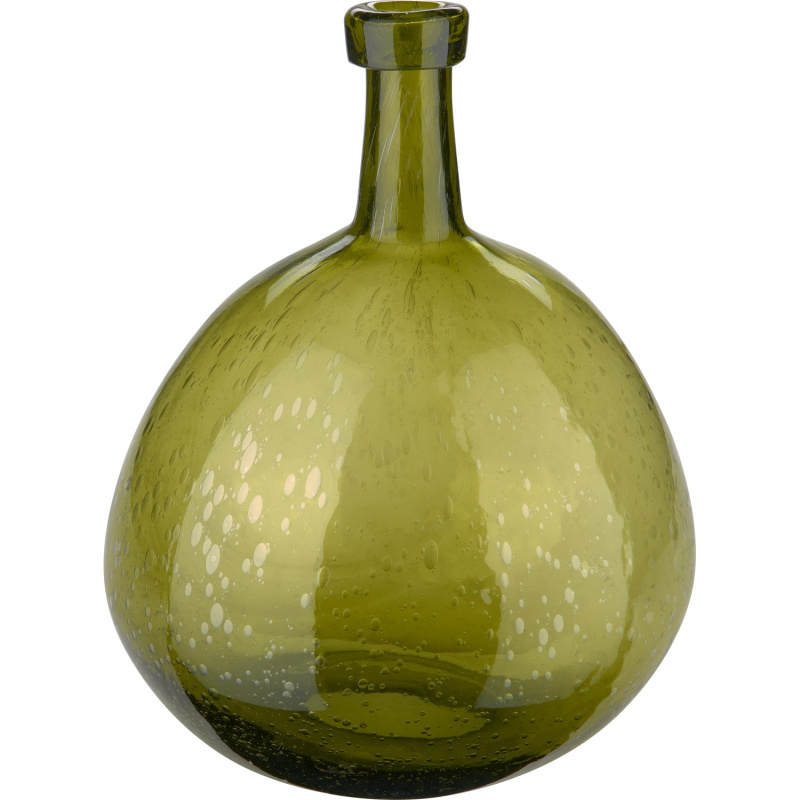 Váza Ancient Secrets, zelená, 13,5 x 9 x 9 cm