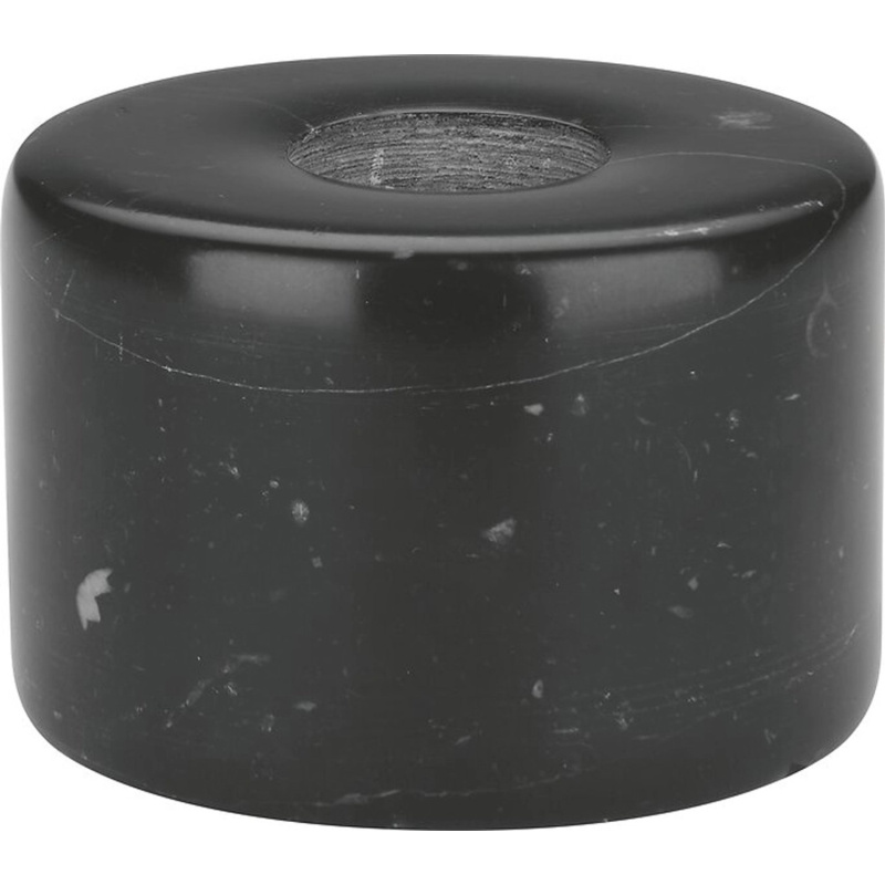 Svícen Midnight Mystery, mramor, černý, 4 cm