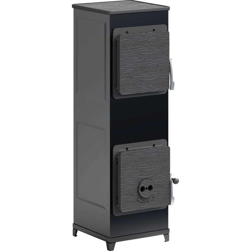 ACCENTE Krbová kamna Nivo Classic, 6 kW, černá, 92 × 29 × 35,6 cm